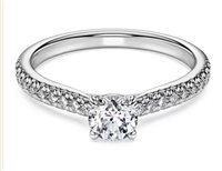Anello Swarovski Donna in Oro bianco Diamante Lab Grown 0.70 Ct 5699556 - 5699556